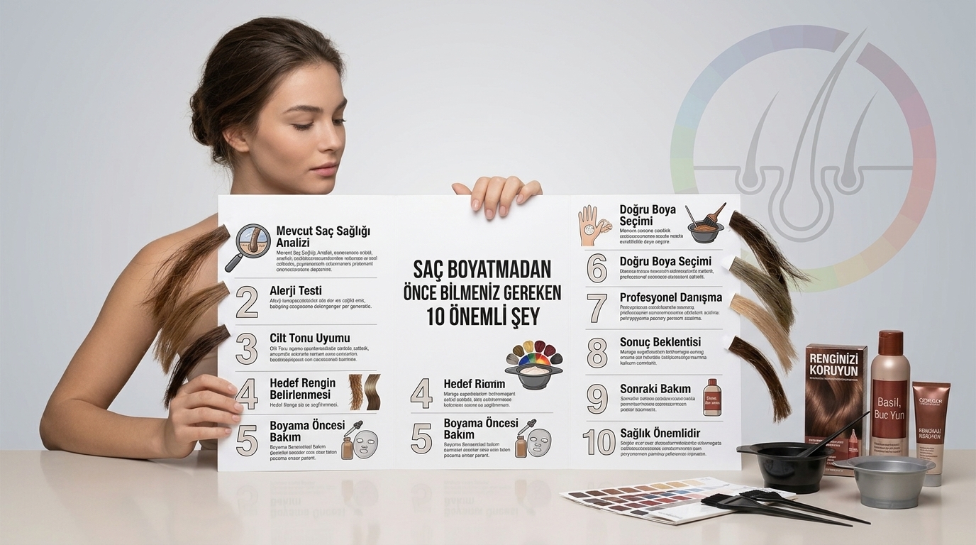 Saç boyatmadan önce bilmeniz gereken 10 şey